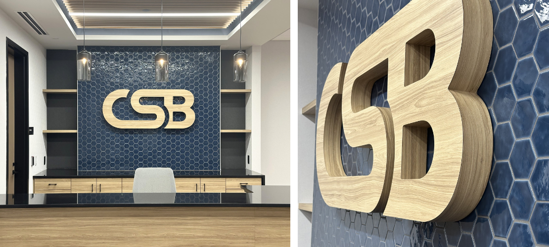 CSB Dimensional Letter Wood Laminate 2 1110