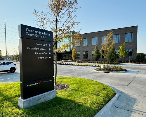 Community Alliance Wayfinding Sign 500
