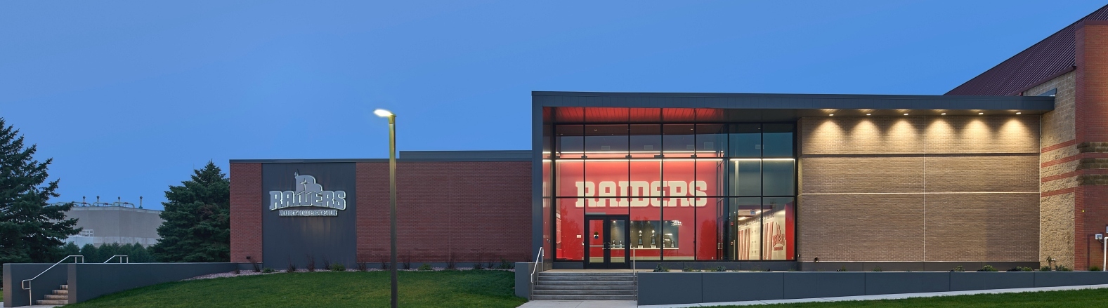 NWCDenHartogAthleticComplex.Exteriorsignage.Illuminated.headersize.jpg
