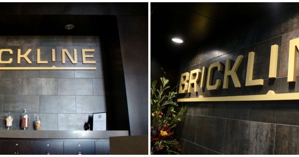 View of Luxury Apartment Signage: Omaha's New Brickline at The Mercantile ...
