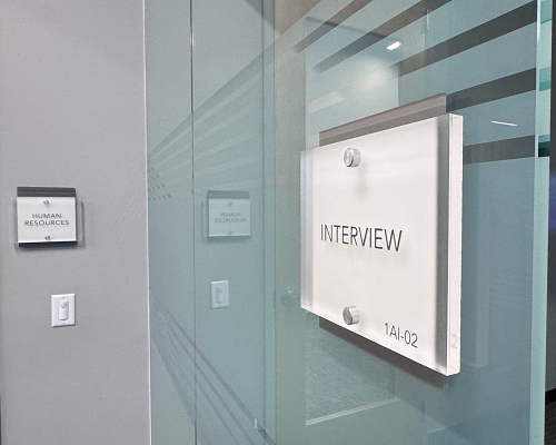 WWL Interior ADA Signs Interview 500