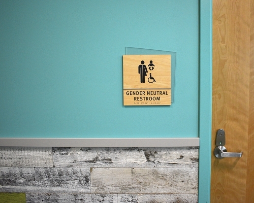 Gender Neutral Library Restroom