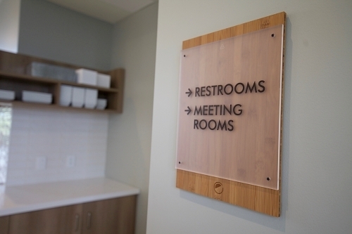 Interior Directional Sign Hospitality