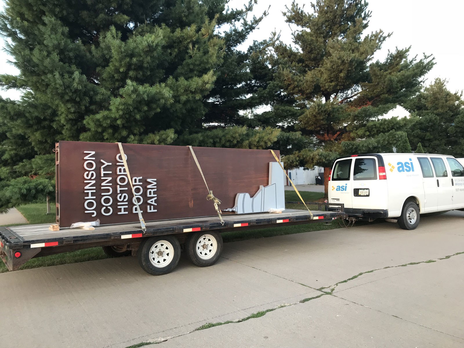JCPF Sign Trailer