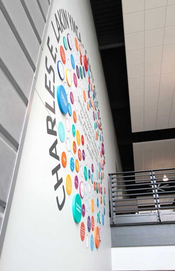 Lakin YMCA Donor Wall Dimension SMALL