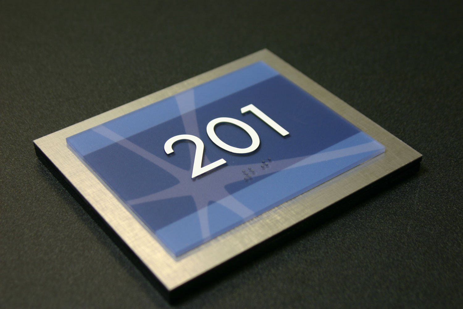 Novacryl ADA sign digital print 2nd surface