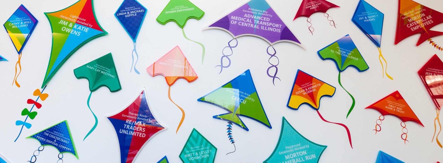 OSF Donor Wall Kites Header