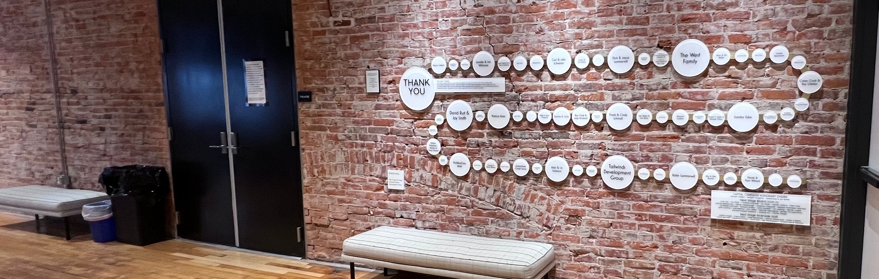 Riverside Theatre Donor Wall Header