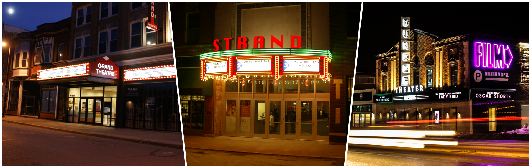 Theater Signage collage