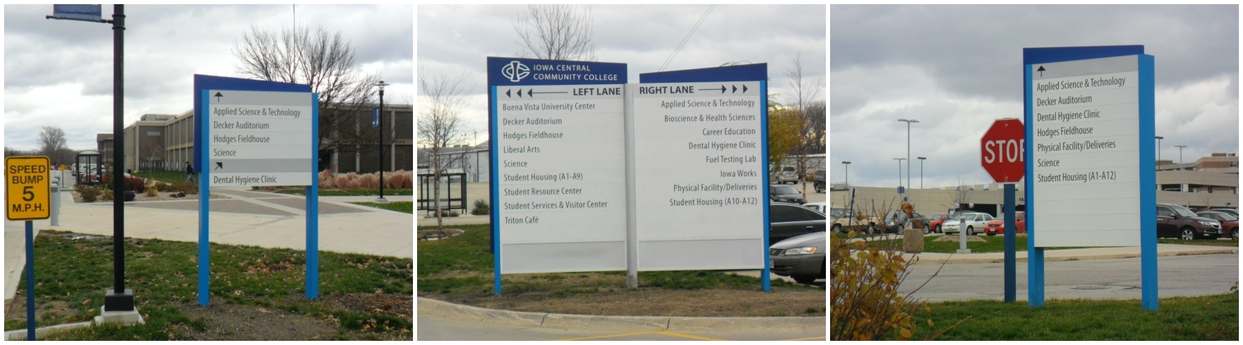 Wayfinding Exterior Iowa Central Header