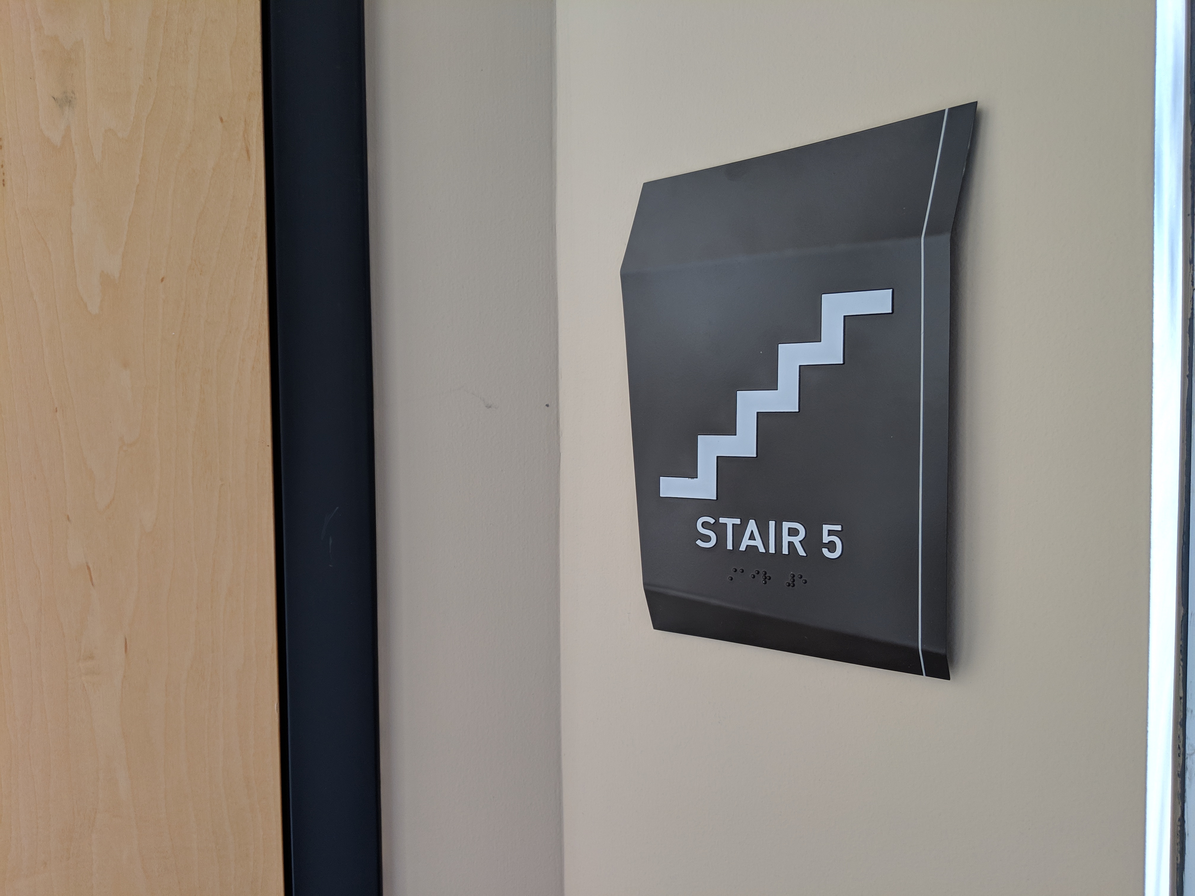 ADA Stair Sign